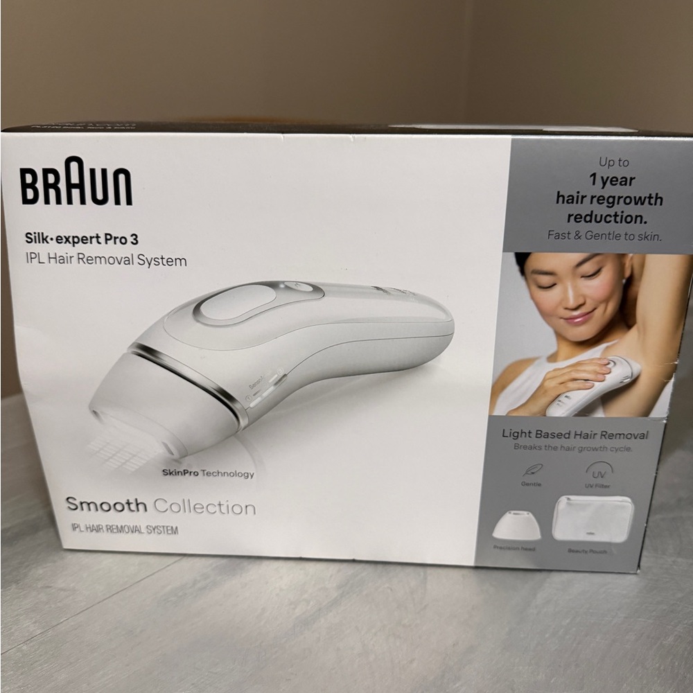 Braun Silk-expert Pro 3 IPL Hair Removal System - White